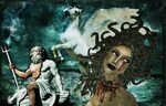 medusa and poseidon in athena's temple - Google Search World